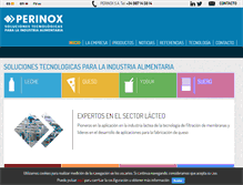 Tablet Screenshot of perinox.com